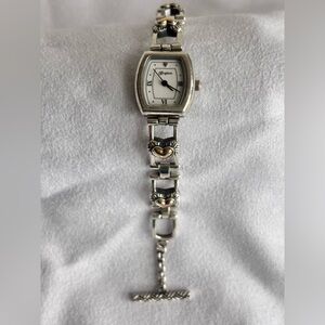 Brighton Essex Two-Tone Heart Accent Watch